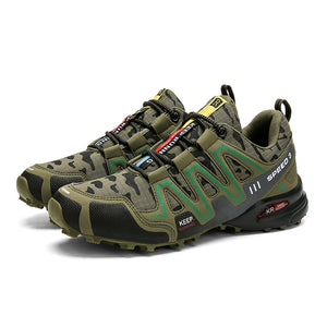 Men Hiking Shoes Climbing Male Sports Shoes Work Safety Toe Tactical Non-Slip Durable Trekking Sneakers Mens Footwear