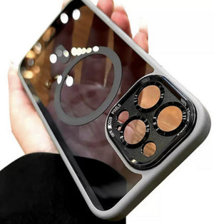 Metal Lens Magnetic Phone Case