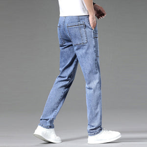 Men's Jeans Multi-pocket Casual Trousers