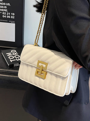 Autumn And Winter Retro Small Bags For Women 2023 New Popular Popular Versatile Chain Crossbody Bag Fashionable Single Shoulder Small Square Bag